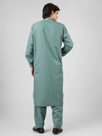 rashieq aquamarine kameez shalwaar for men