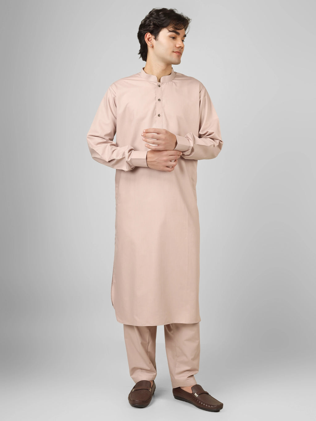 rashieq haze lavender kameez shalwaar for men