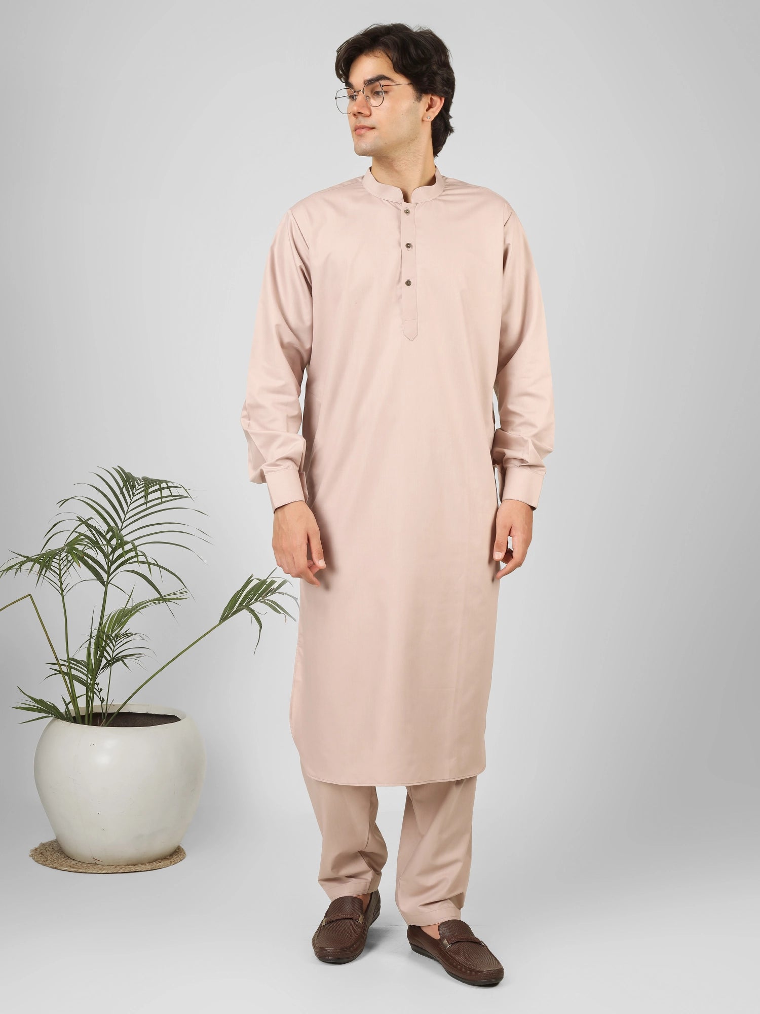 rashieq haze lavender kameez shalwaar for men