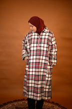 baraqah female winter checked winter pheran 