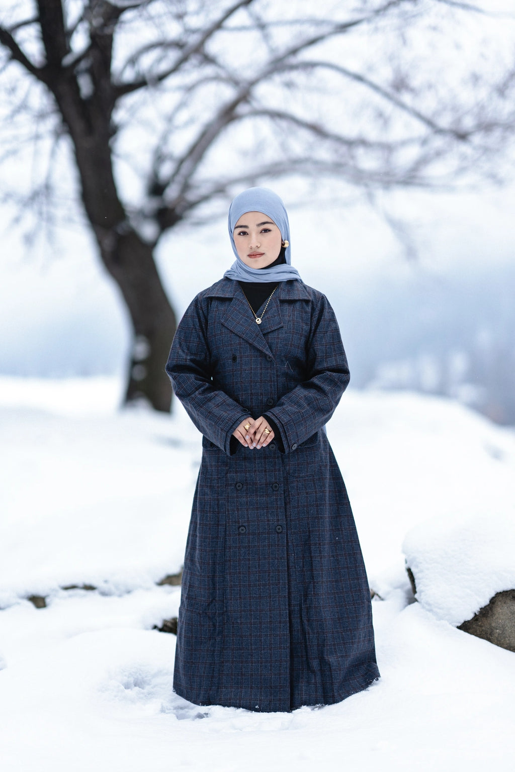 baraqah winter abaya for women 