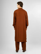 rusty color kurta pajama for men 