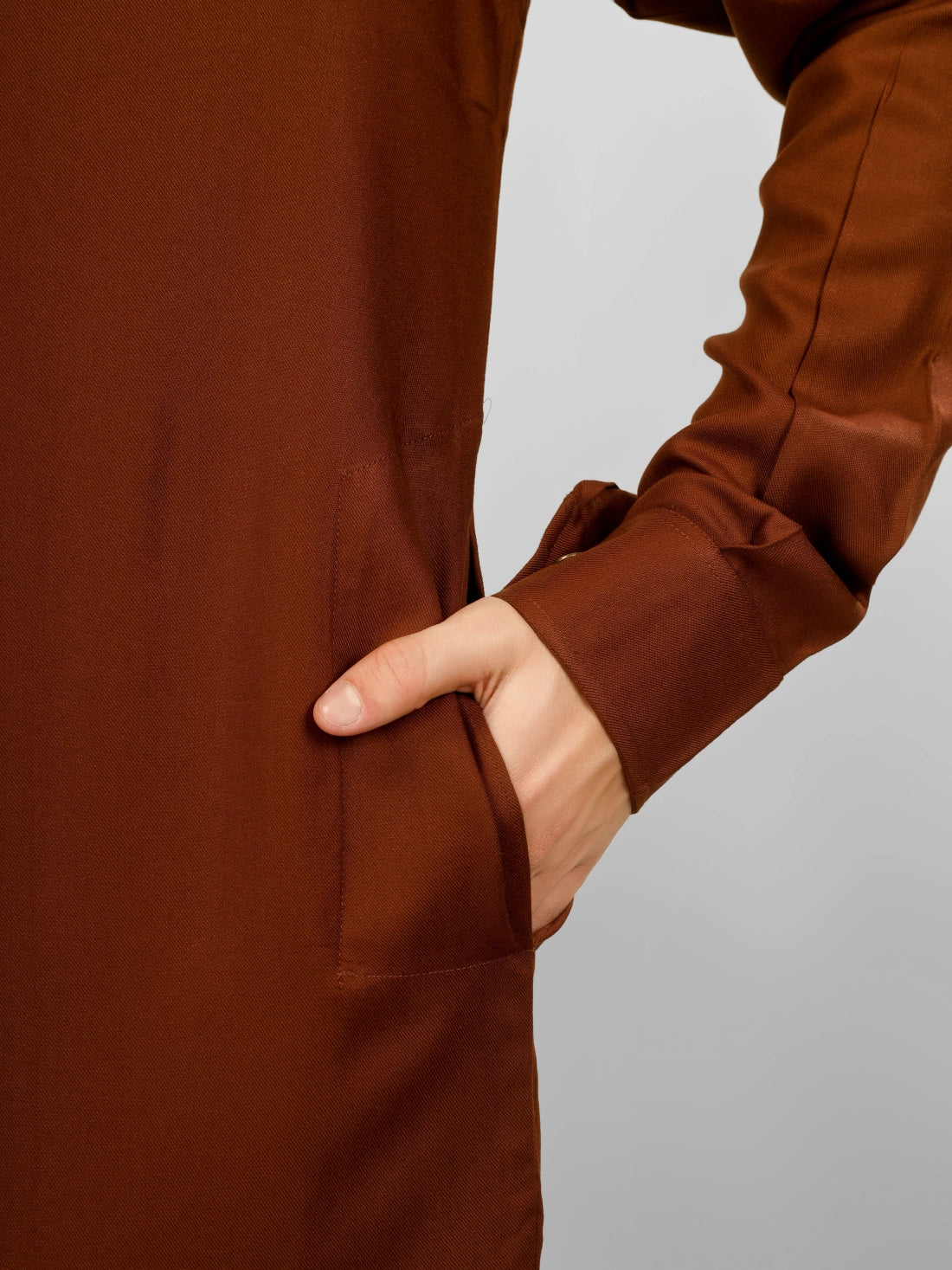 rusty color kurta pajama for men 