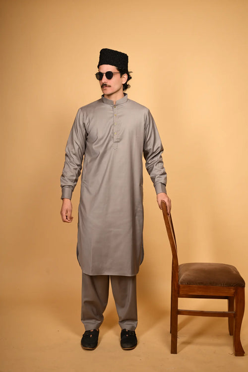 smoky slate tamtadu kameez shalwar for men 