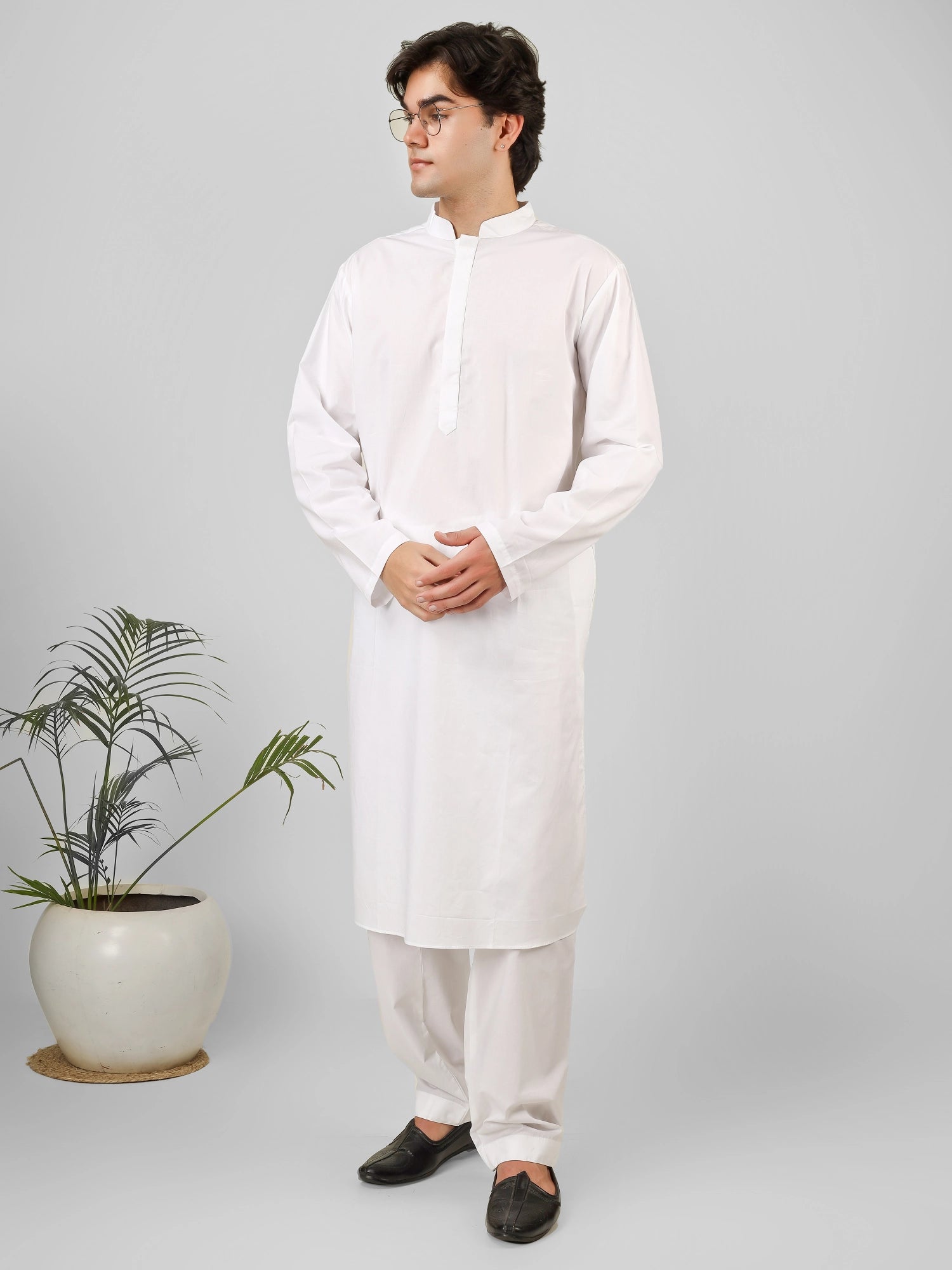 white  kameez shalwaar for men