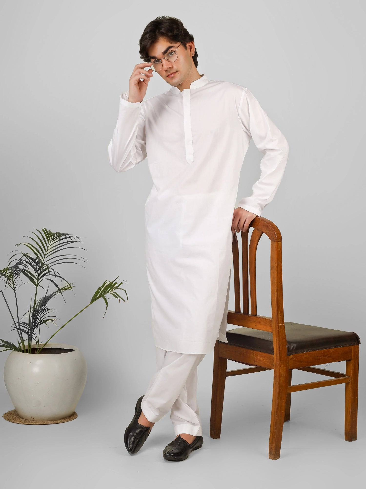 white  kameez shalwaar for men