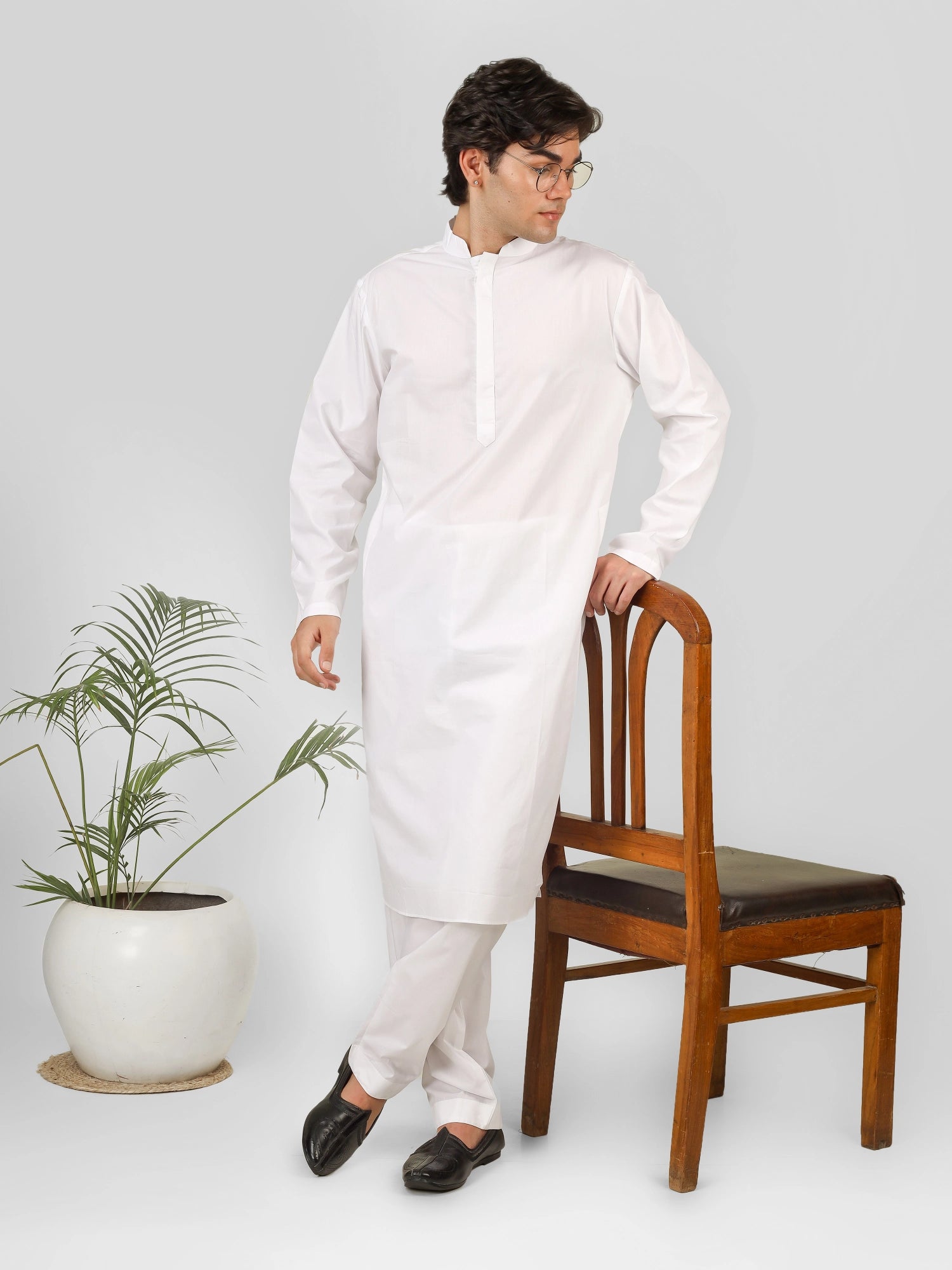 white  kameez shalwaar for men