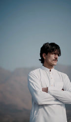 baraqah white thobe for men 