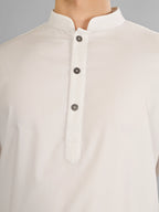 white stretch kameez shalwaar for men 
