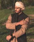men light brown  color summer kurta pajama 