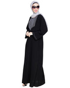 baraqah female black color modest fashion abaya for women