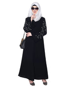 baraqah female black color modest fashion abaya for women