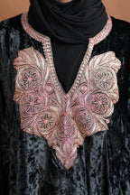 baraqah female black velvet kashmiri traditional pheran for women
