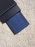 Deep Navy Blue Handmade Tweed

