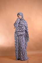 baraqah female floral abaya for women