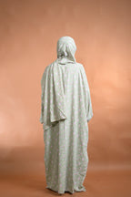 baraqah female floral  prayer abaya for women