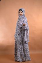 baraqah female floral prayer abaya for women