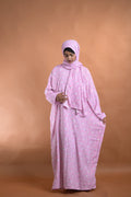 baraqah female floral prayer abaya for women
