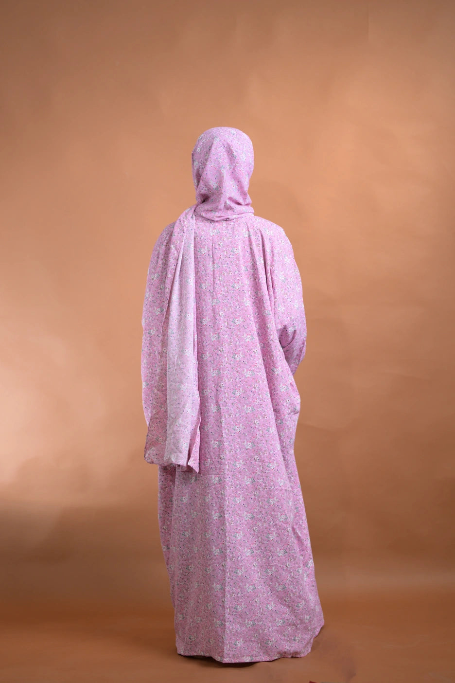 baraqah female floral prayer abaya for women