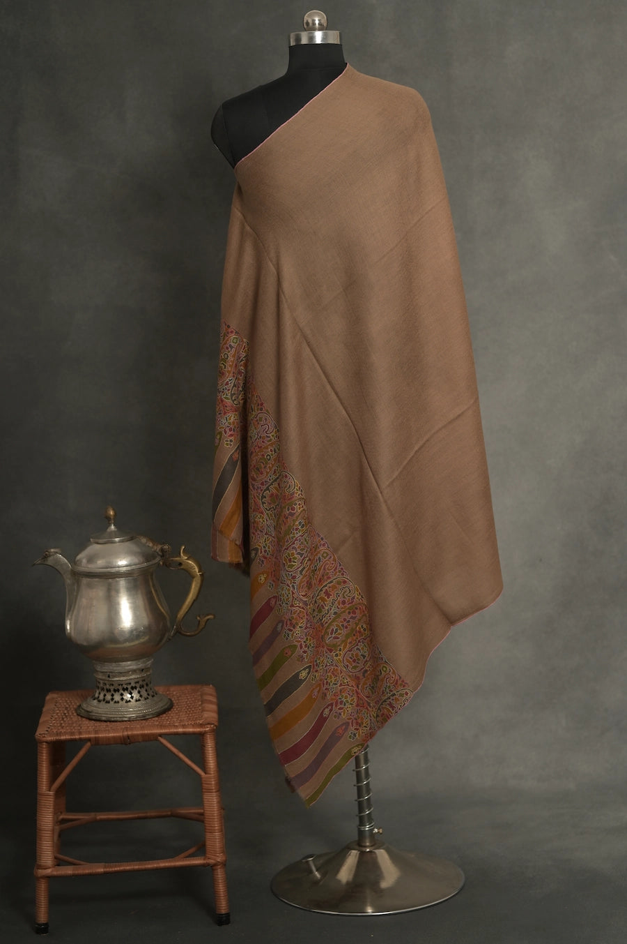 baraqah pure handmade pashmina shawl for women