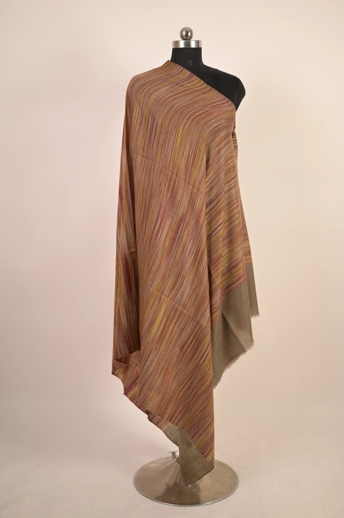 baraqah pure handmade blue  pashmina shawl 