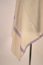 baraqah pure handmade blue  pashmina shawl 