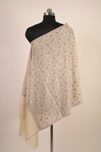 baraqah pure handmade blue  pashmina shawl 