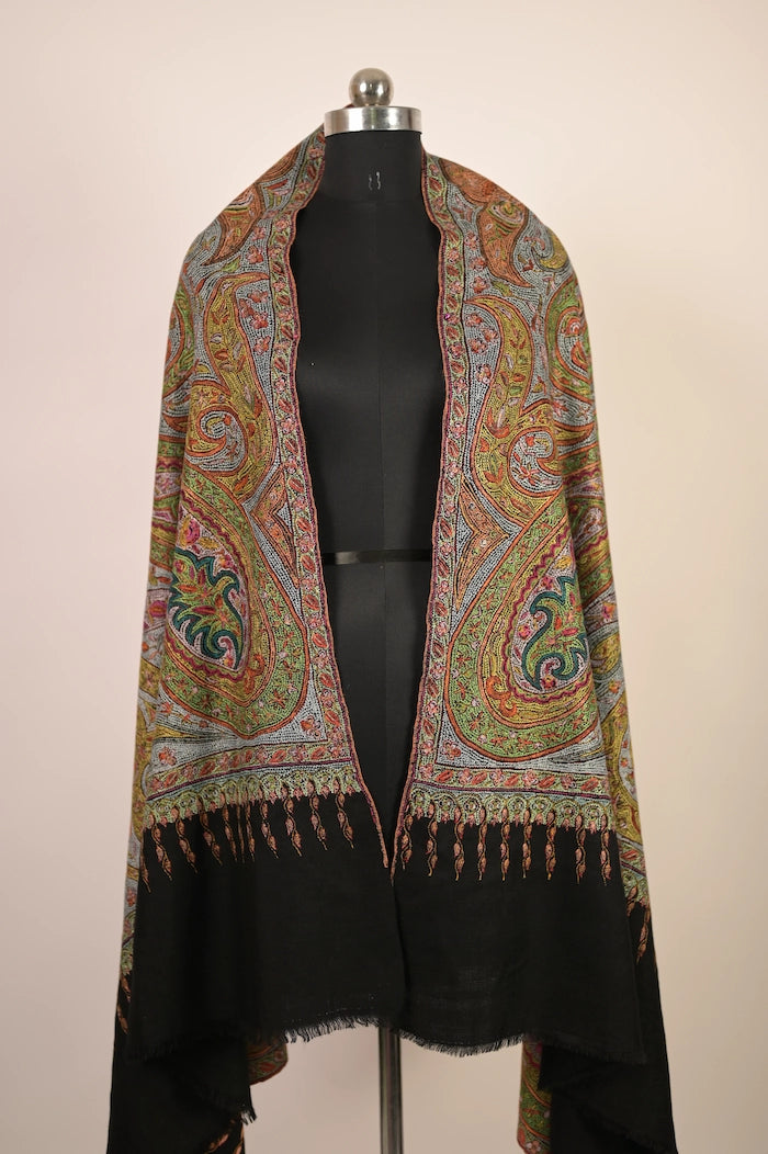 baraqah pure handmade pashmina shawl for women