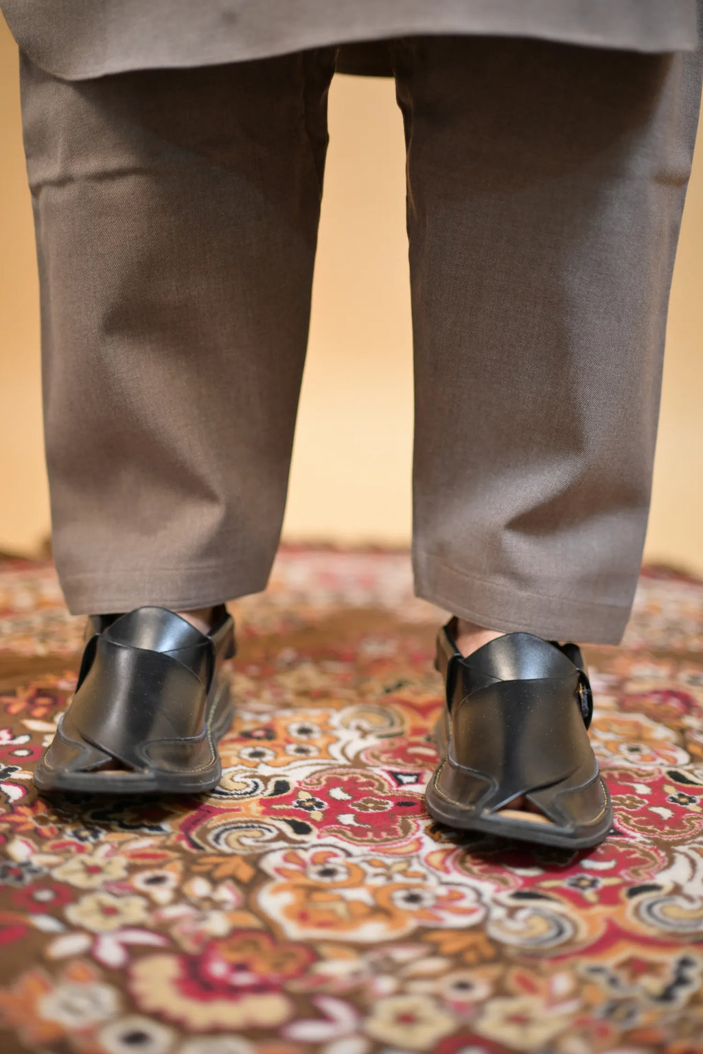 baraqah brown winter kameez shalwaar for men 
